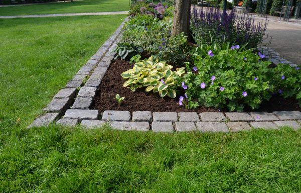 Stone Edging Installation in Lubbock