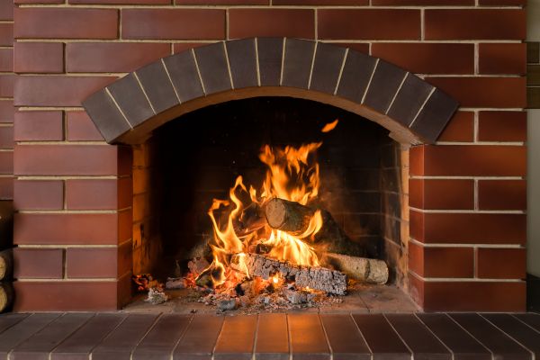 Brick Fireplace Installation in Lubbock