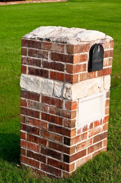 Brick Mailbox Installation in Lubbock