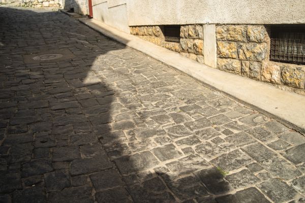 Stone Sidewalk Repair in Lubbock
