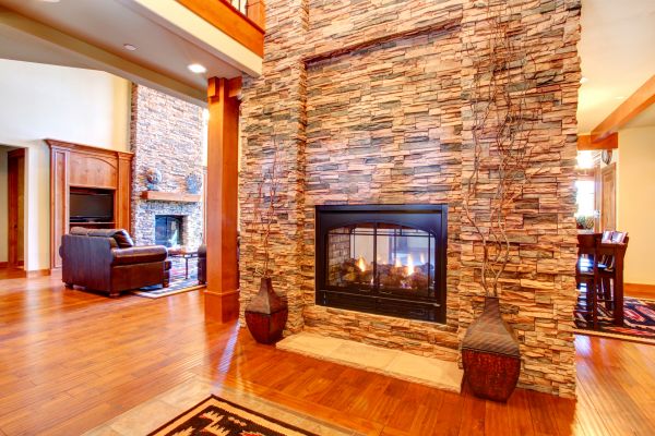 Stone Hearth Installation in Lubbock