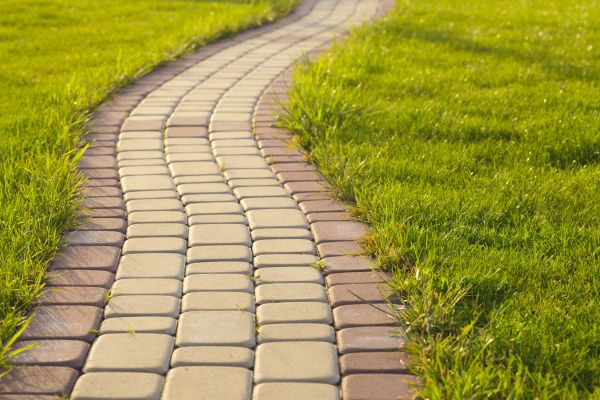 Sidewalk Brick Repair in Lubbock
